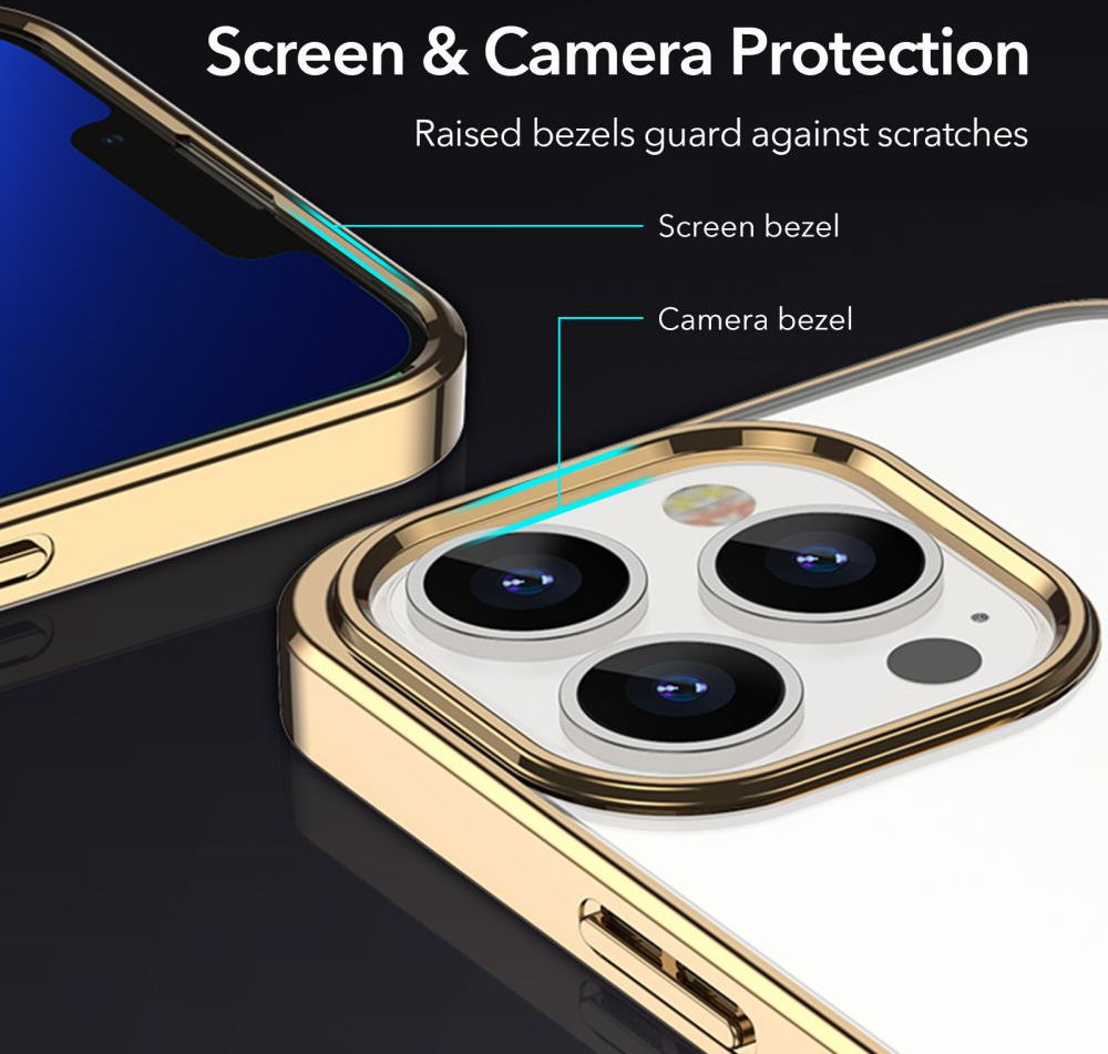 ESR Project Zero Apple iPhone 13 Pro Hoesje Dun TPU Goud afbeelding 7