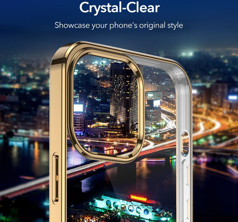 ESR Project Zero Apple iPhone 13 Pro Hoesje Dun TPU Goud afbeelding 9