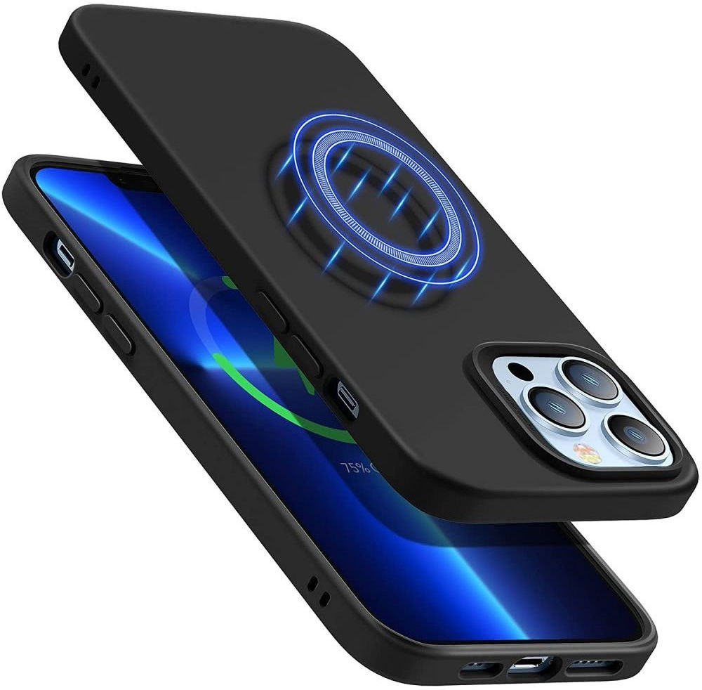 ESR Cloud Apple iPhone 13 Pro Hoesje voor MagSafe / HaloLock Zwart afbeelding 2