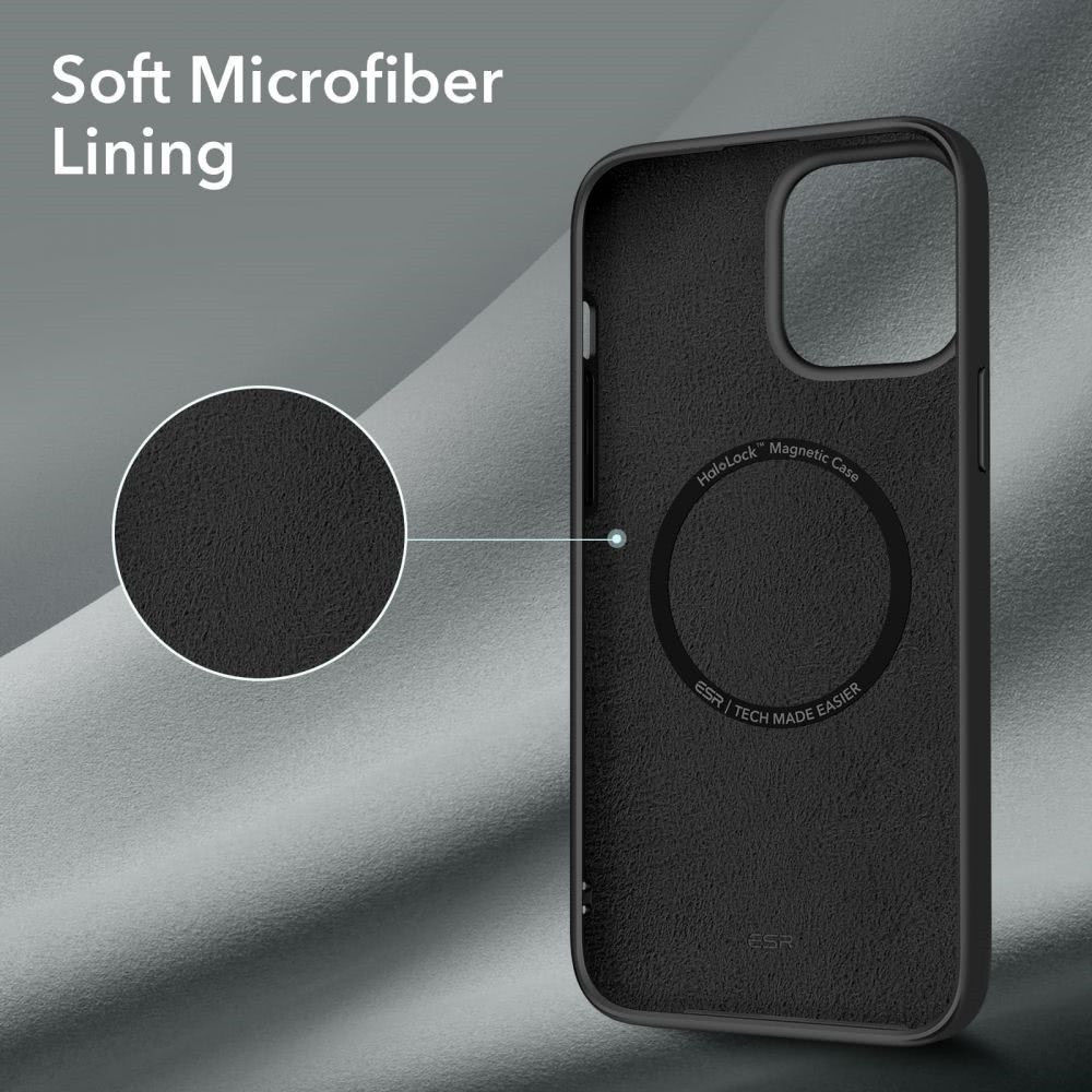 ESR Cloud Apple iPhone 13 Pro Hoesje voor MagSafe / HaloLock Zwart afbeelding 4