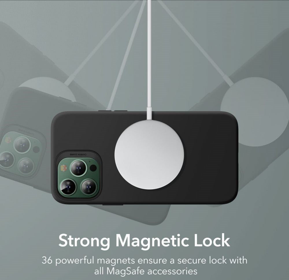 ESR Cloud Apple iPhone 13 Pro Hoesje voor MagSafe / HaloLock Zwart afbeelding 8
