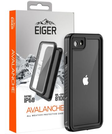 Eiger Avalanche iPhone SE (2020/2022)/8/7 Waterdicht Hoesje Zwart Hoesjes