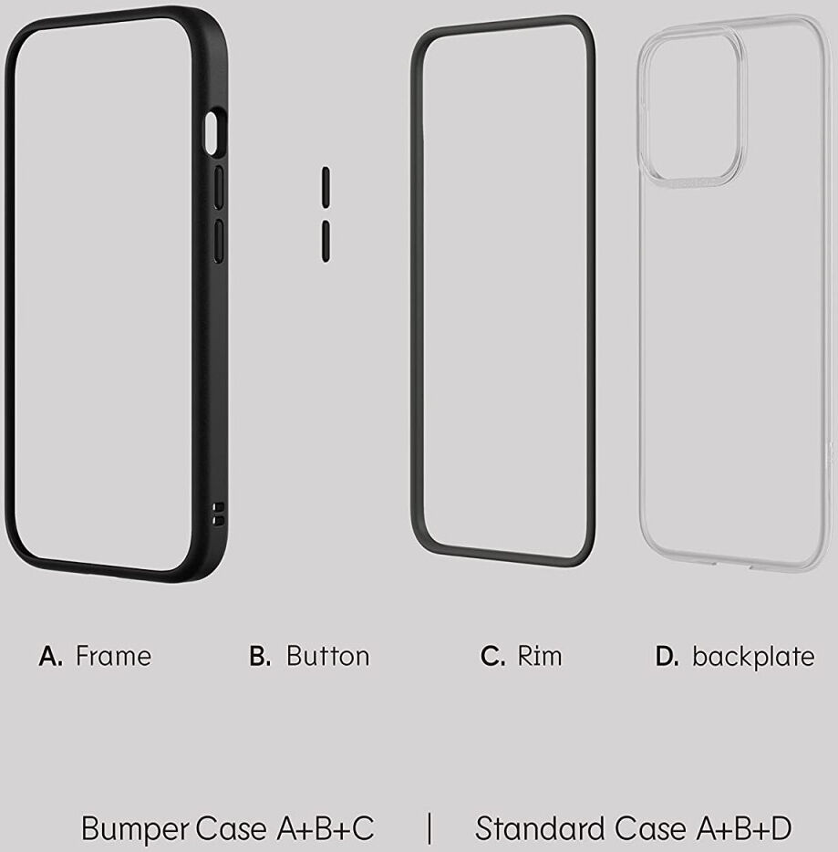 RhinoShield Mod NX Apple iPhone 13 Mini Hoesje Bumper Green afbeelding 2
