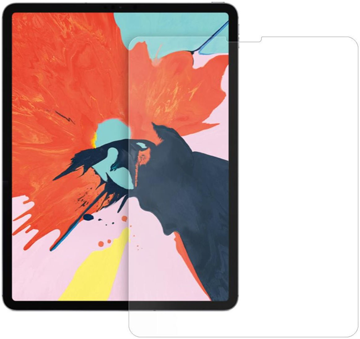 Eiger iPad Pro 12.9 (2018/2020/2021) Tempered Glass Case Friendly Plat afbeelding 2
