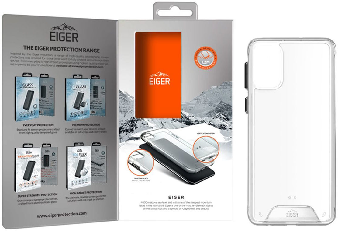 Eiger Glacier Series Samsung Galaxy A41 Hoesje Transparant afbeelding 3