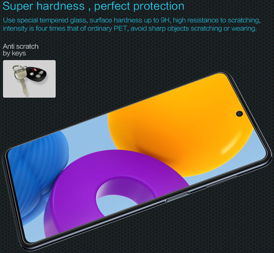 Nillkin Samsung Galaxy M52 Screen Protector Anti-Explosie Glas 0.33mm afbeelding 4