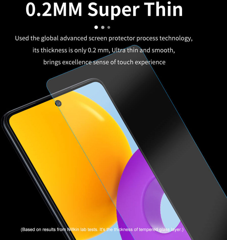 Nillkin Samsung Galaxy M52 Screen Protector Anti-Explosie Glas 0.2mm afbeelding 3
