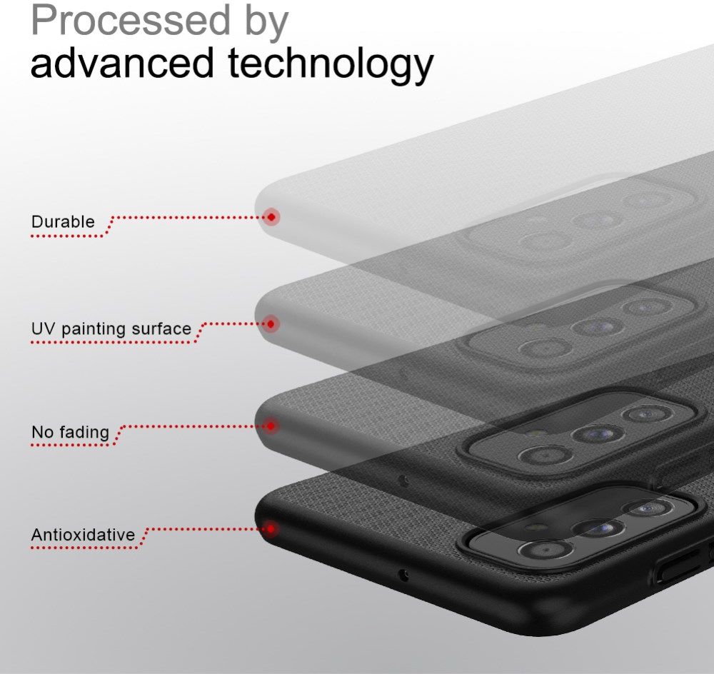 Nillkin Super Frosted Shield Hoesje Samsung Galaxy M52 5G Wit afbeelding 11