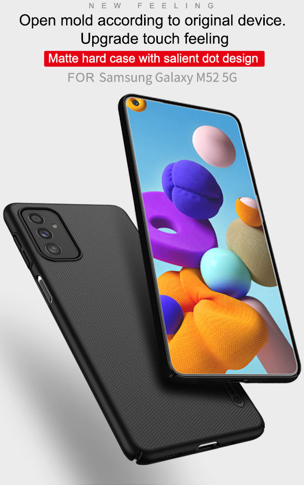 Nillkin Super Frosted Shield Hoesje Samsung Galaxy M52 5G Wit afbeelding 9