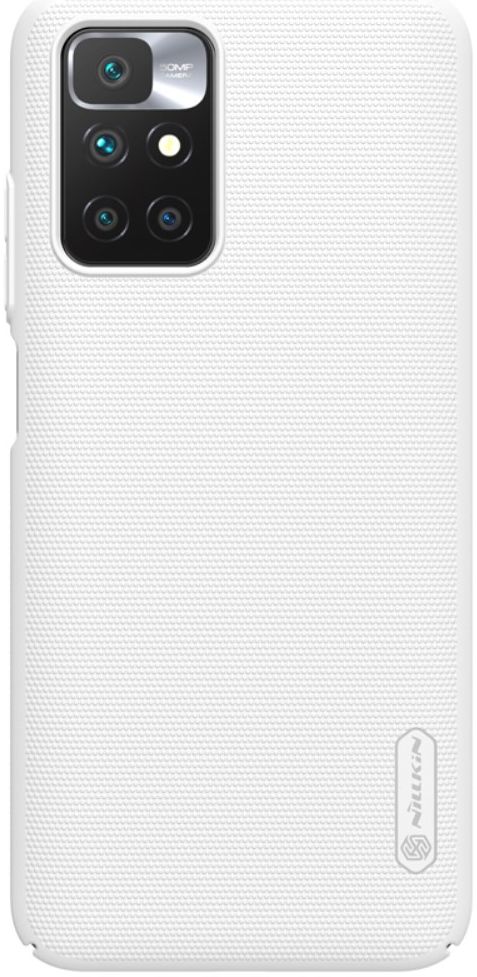 Nillkin Super Frosted Shield Xiaomi Redmi 10 Hoesje Back Cover Wit afbeelding 1