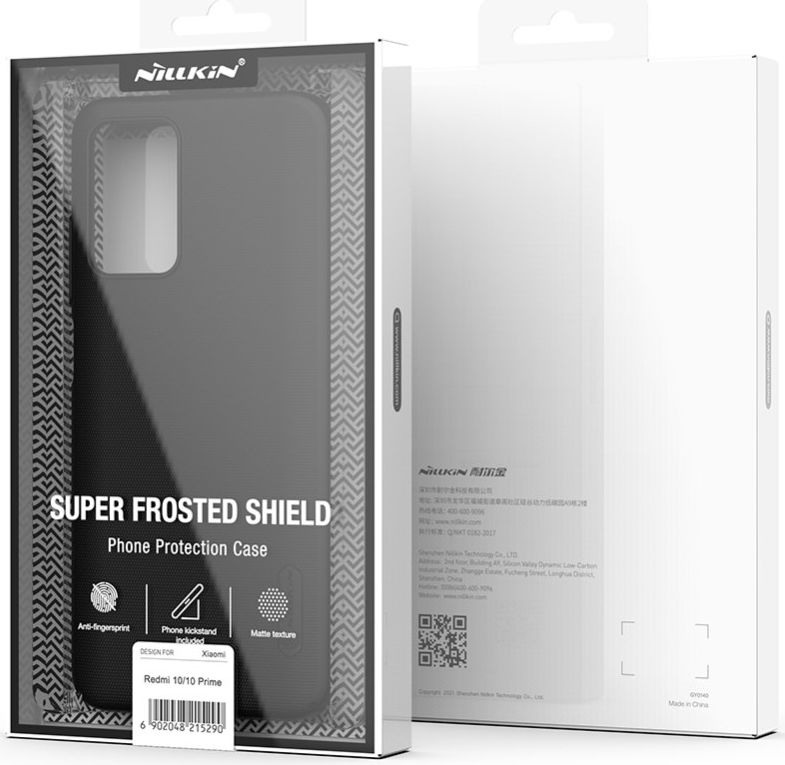 Nillkin Super Frosted Shield Xiaomi Redmi 10 Hoesje Back Cover Wit afbeelding 11