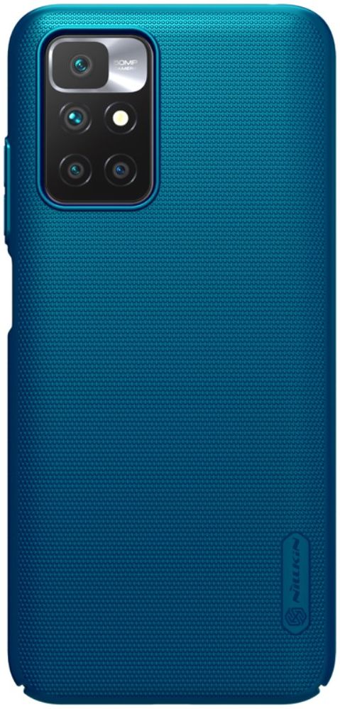 Nillkin Super Frosted Shield Xiaomi Redmi 10 Hoesje Back Cover Blauw afbeelding 1
