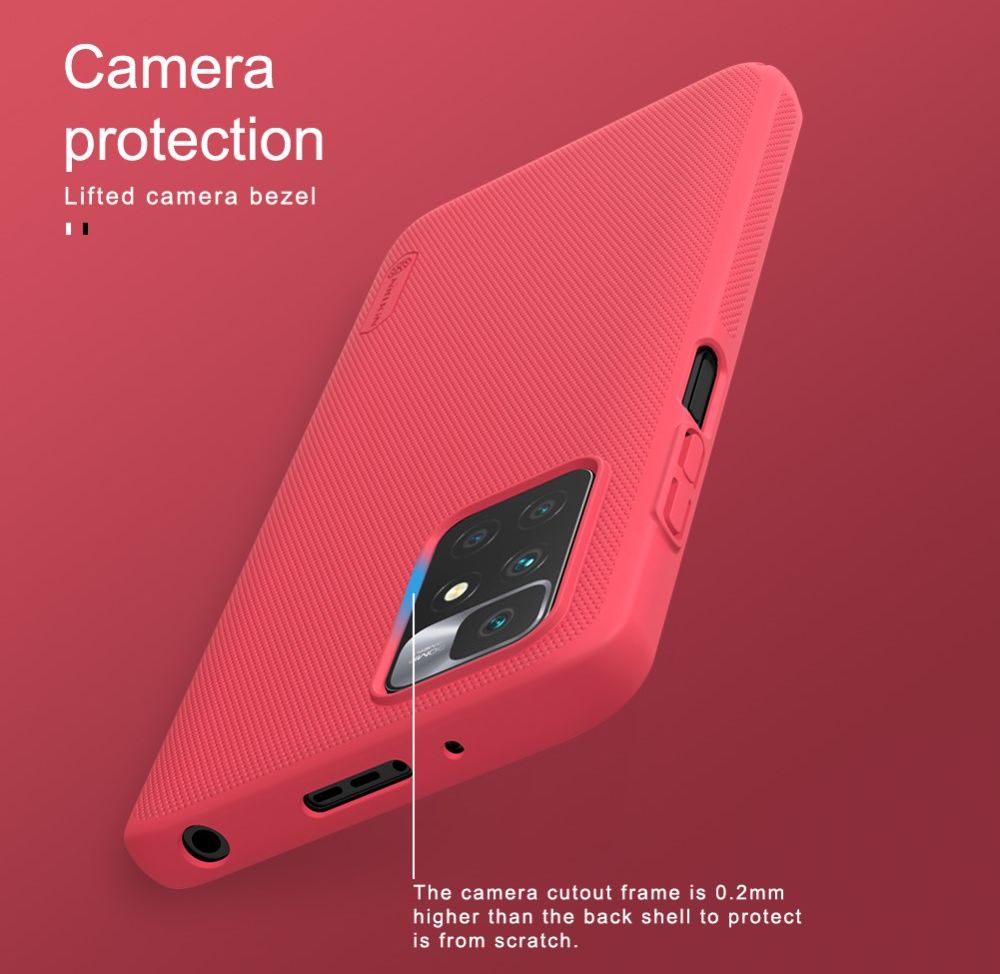 Nillkin Super Frosted Shield Xiaomi Redmi 10 Hoesje Back Cover Blauw afbeelding 8
