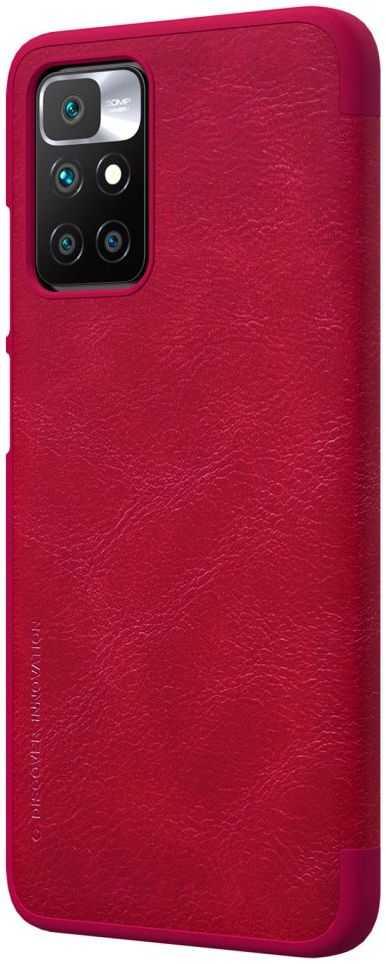 Nillkin Qin Xiaomi Redmi 10 Hoesje Wallet Book Case Kunstleer Rood afbeelding 12