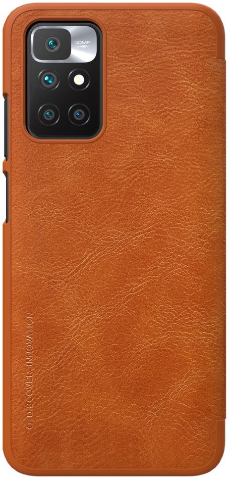 Nillkin Qin Xiaomi Redmi 10 Hoesje Wallet Book Case Kunstleer Bruin afbeelding 2