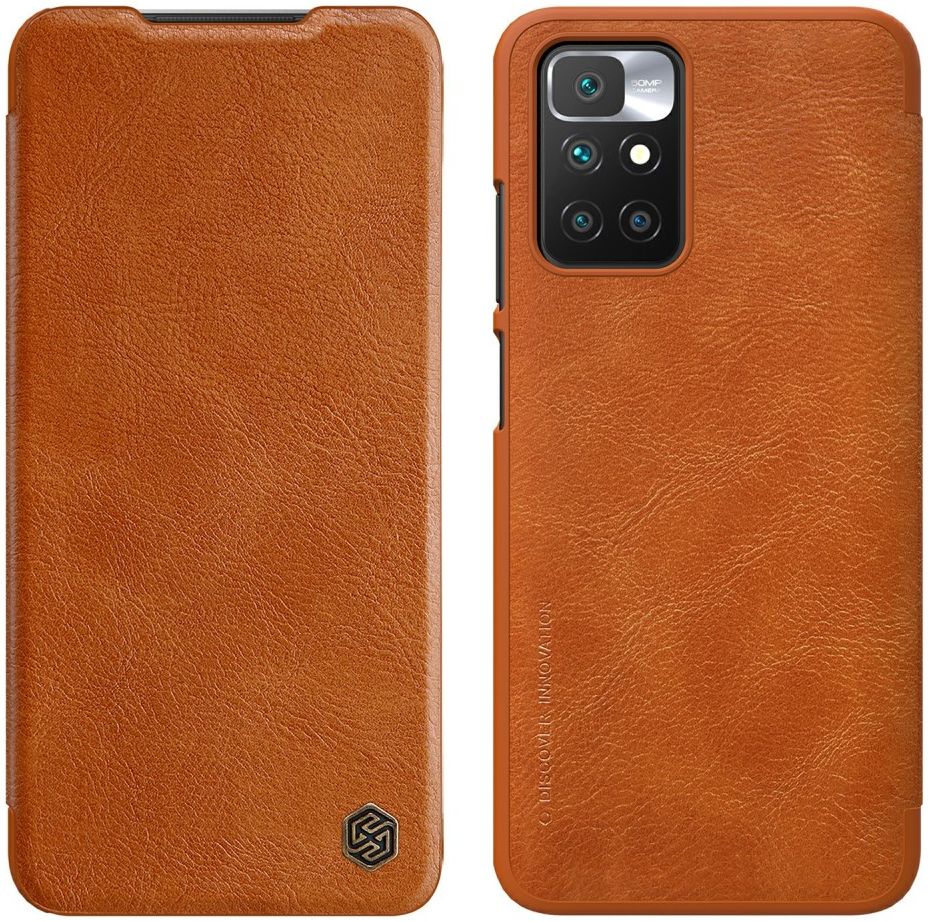 Nillkin Qin Xiaomi Redmi 10 Hoesje Wallet Book Case Kunstleer Bruin afbeelding 3
