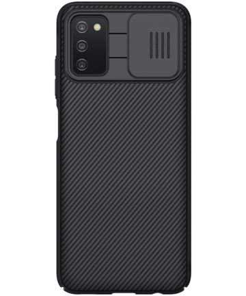 Nillkin CamShield Samsung Galaxy A03s Hoesje Camera Slider Zwart Hoesjes