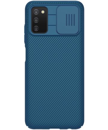 Nillkin CamShield Samsung Galaxy A03s Hoesje Camera Slider Blauw Hoesjes