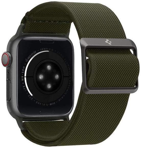 Spigen Fit Lite Apple Watch 41MM / 40MM / 38MM Bandje Nylon Khaki afbeelding 2