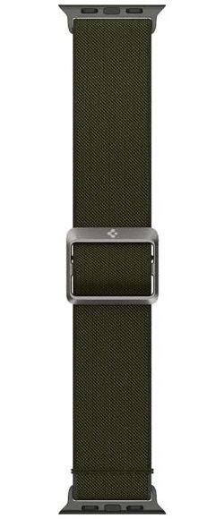 Spigen Fit Lite Apple Watch 41MM / 40MM / 38MM Bandje Nylon Khaki afbeelding 4