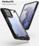 Ringke Fusion X Xiaomi 11T/11T Pro Hoesje Back Cover Transparant Zwart