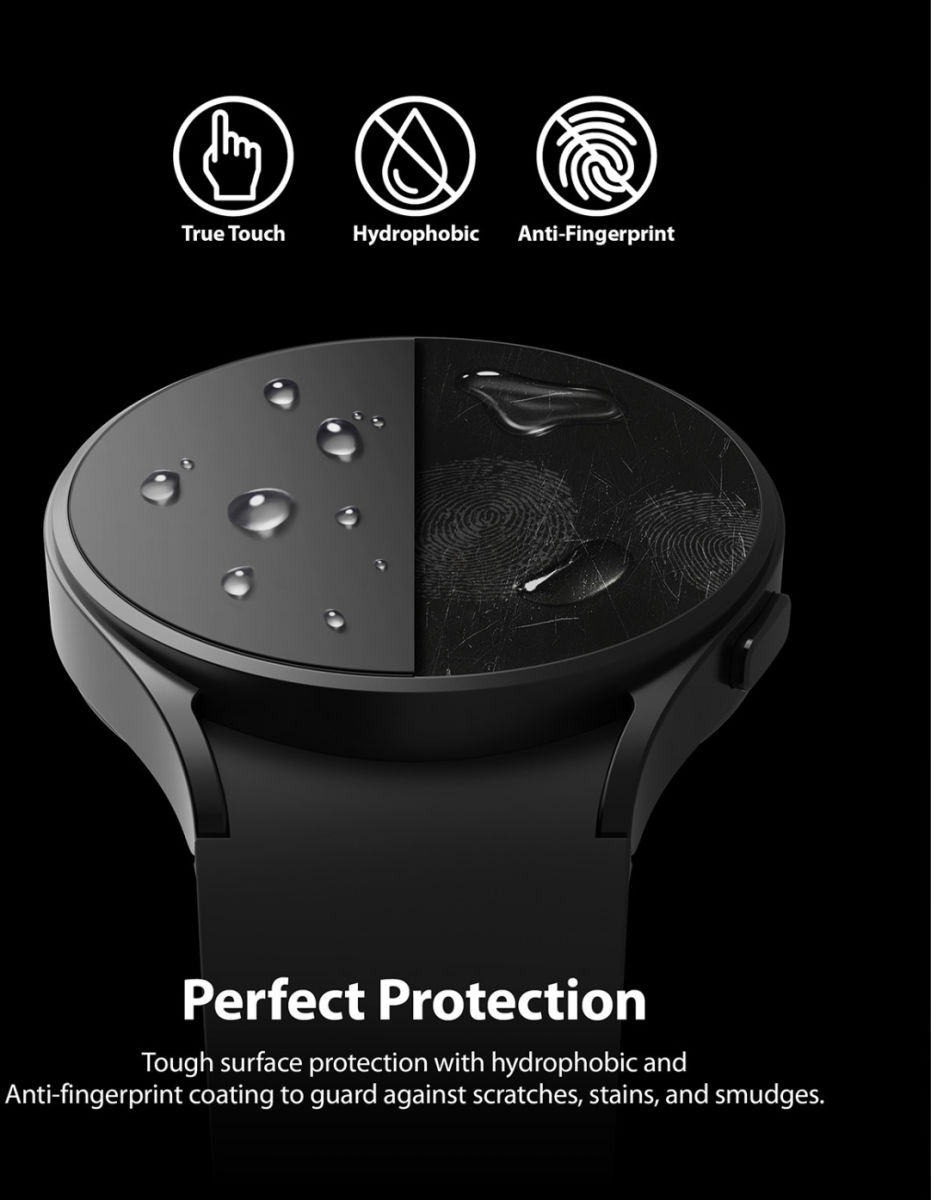 Ringke Sapphire - Glass Samsung Galaxy Watch 4 40MM Screen Protector afbeelding 5