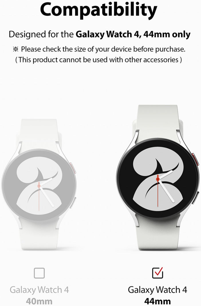 Ringke Sapphire Glass Samsung Galaxy Watch 4 44MM Screen Protector afbeelding 11