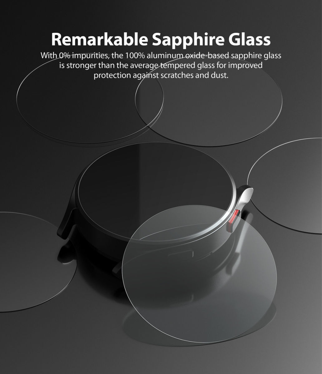 Ringke Sapphire Glass Samsung Galaxy Watch 4 44MM Screen Protector afbeelding 6