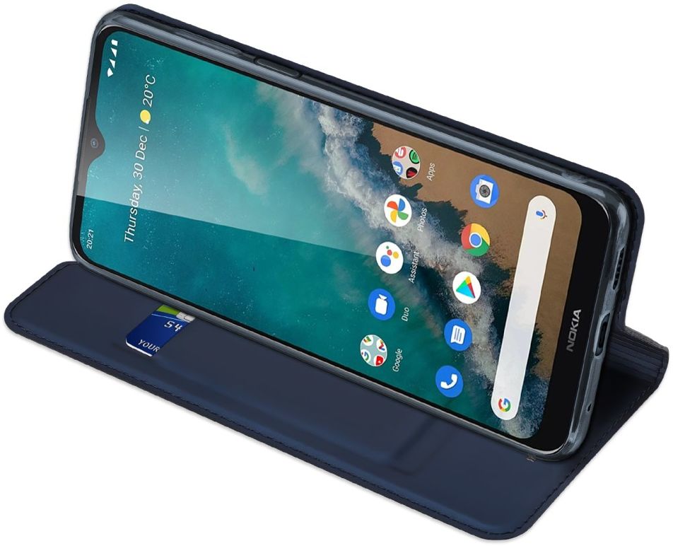 Dux Ducis Skin Pro Series Nokia G50 Hoesje Portemonnee Book Case Blauw afbeelding 9