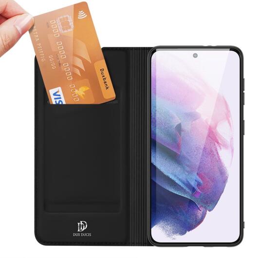 Dux Ducis Skin Pro Series Samsung Galaxy S22 Hoesje Portemonnee Zwart afbeelding 2