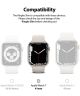 Ringke Slim - Apple Watch 7/8/9 41MM Hoesje - Transparant Wit (2-Pack)