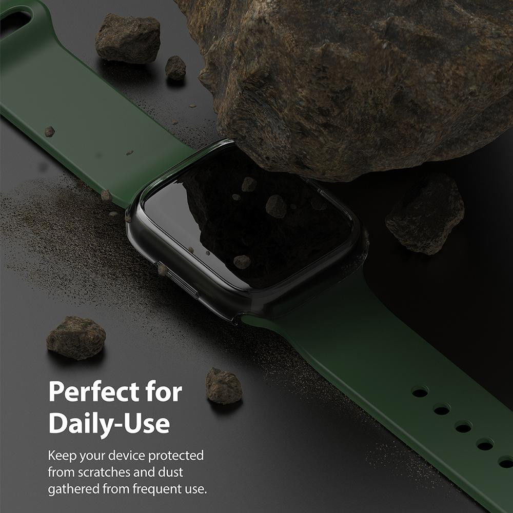 Ringke Slim - Apple Watch 7/8/9 41MM Hoesje - Transparant Wit (2-Pack) afbeelding 4