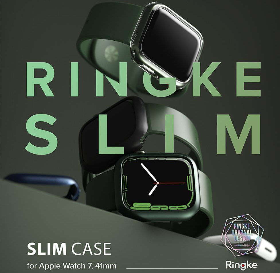 Ringke Slim - Apple Watch 7/8/9 41MM Hoesje - Transparant Blauw (2-Pack) afbeelding 13