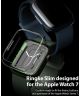 Ringke Slim Apple Watch 7/8 45MM Hoesje Transparant Wit (2-Pack)