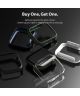 Ringke Slim - Apple Watch 7/8/9 45MM Case -Transparant - Zwart (2-Pack)