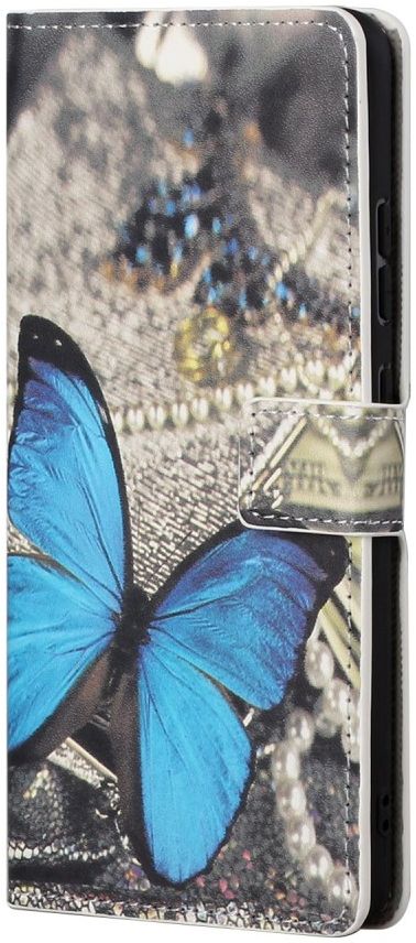 Samsung Galaxy A13 5G / A04s Hoesje Wallet Book Case Vlinder Print afbeelding 1