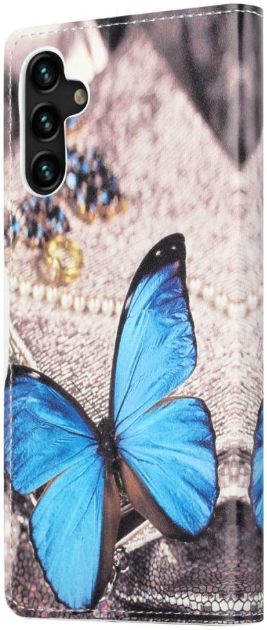 Samsung Galaxy A13 5G / A04s Hoesje Wallet Book Case Vlinder Print afbeelding 4