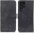 KHAZNEH Samsung Galaxy S22 Ultra Hoesje Retro Wallet Book Case Zwart afbeelding 3