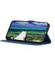 KHAZNEH Samsung Galaxy S22 Ultra Hoesje Retro Wallet Book Case Blauw