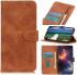 KHAZNEH Samsung Galaxy S22 Ultra Hoesje Retro Wallet Book Case Bruin afbeelding 7