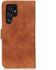 KHAZNEH Samsung Galaxy S22 Ultra Hoesje Retro Wallet Book Case Bruin afbeelding 6