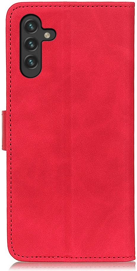 KHAZNEH Samsung Galaxy A13 5G/A04s Hoesje Retro Wallet Book Case Rood afbeelding 7