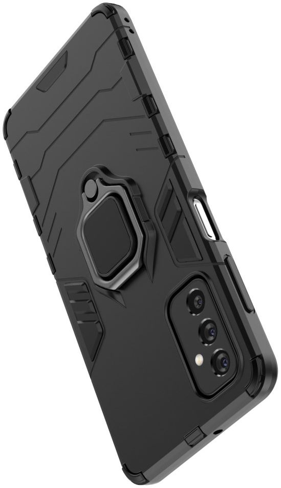 Samsung Galaxy M52 5G Hoesje met Kickstand Ring Zwart afbeelding 10