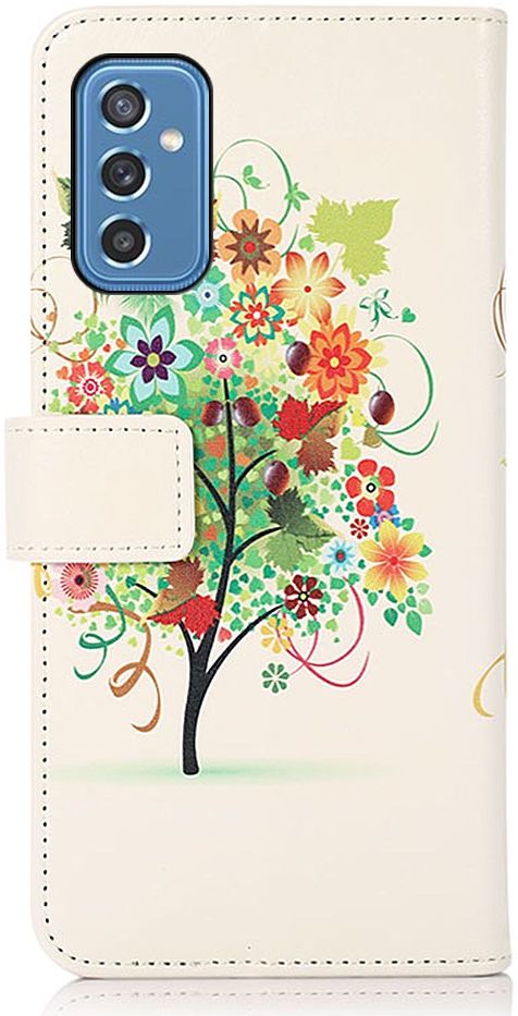 Samsung Galaxy M52 Hoesje Portemonnee Book Case Flower Print afbeelding 5