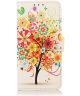 Samsung Galaxy M52 Hoesje Portemonnee Book Case Tree Print