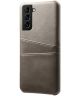 Samsung Galaxy S22 Plus Hoesje Back Cover met Kaarthouder Grijs