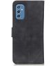 KHAZNEH Samsung Galaxy M52 5G Hoesje Retro Wallet Book Case Zwart