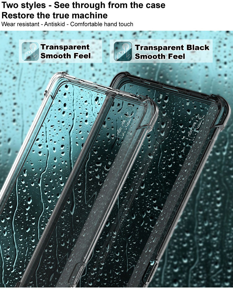 IMAK Samsung Galaxy M52 Hoesje Dun TPU + Screen Protector Transparant afbeelding 5