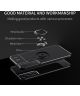 Samsung Galaxy S22 Hoesje met Magnetische Ring Kickstand Zwart