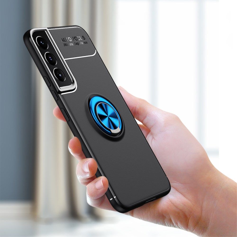 Samsung Galaxy S22 Plus Hoesje Magnetische Ring Kickstand Zwart afbeelding 16